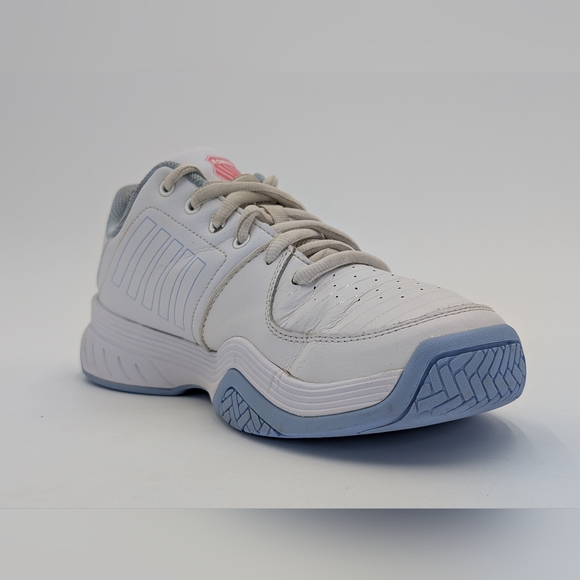 K-Swiss Court Pro Women's Size 9.5 / EU 41.5 White and Blue Cushioned Sneakers - Picture 6 of 17